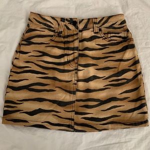 Zebra print Skirt